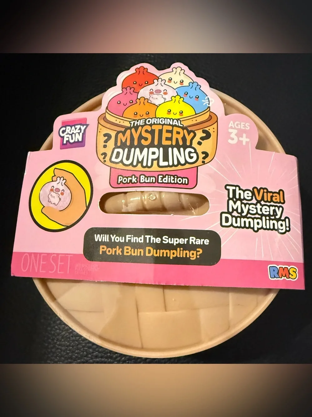 RMS CRAZY FUN ORIGINAL VIRAL MYSTERY SQUISHY DUMPING PORK BUN EDITION TOY NIB